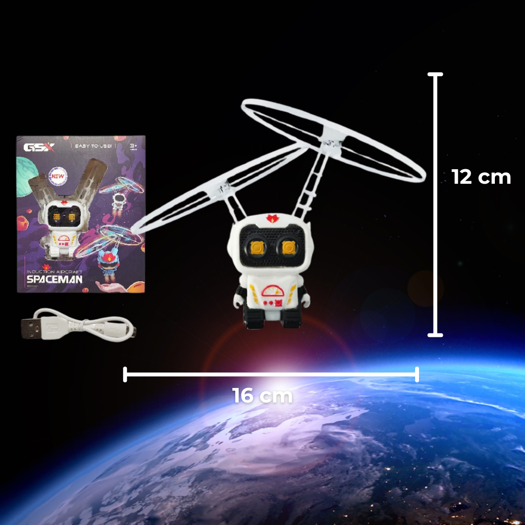 ASTRONAUTA ROBOT VOLADOR BLANCO